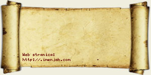 Milana Ćosić vizit kartica